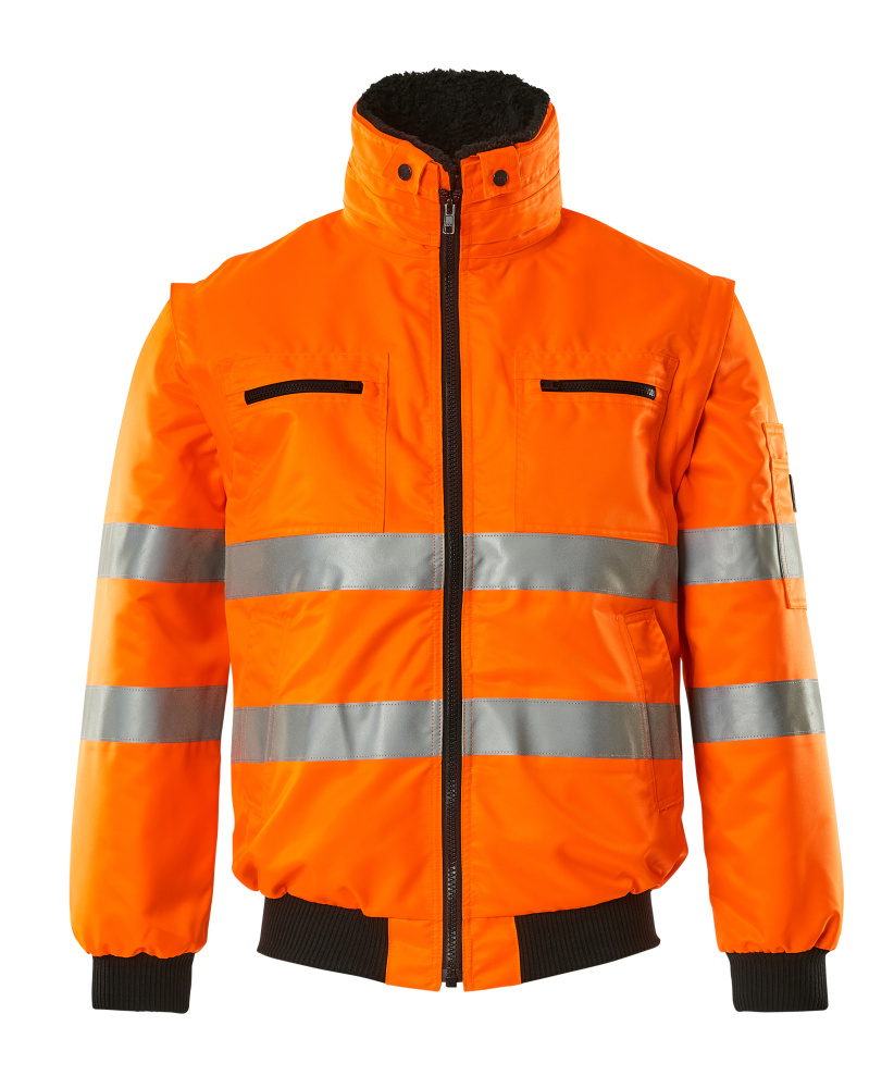 Pilotjacke SAFE ARCTIC Hi-vis Orange 4XL