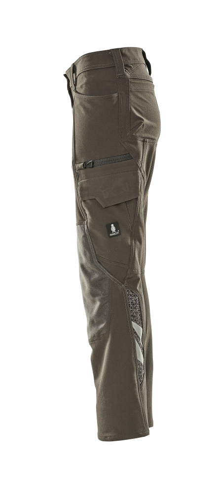 Damen-Passform PEARL Hose mit Knietaschen ACCELERATE Dunkelanthrazit 76C34