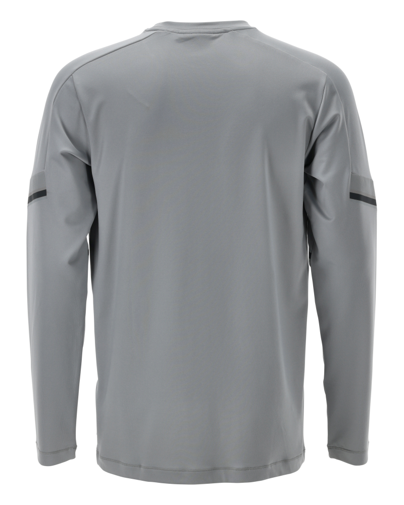 Langarmshirt CUSTOMIZED Silbergrau 2XL