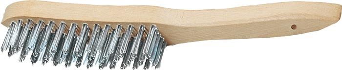Drahtbürste Länge 295 mm 0,35 mm Gussstahl PROMAT 2-reihig
