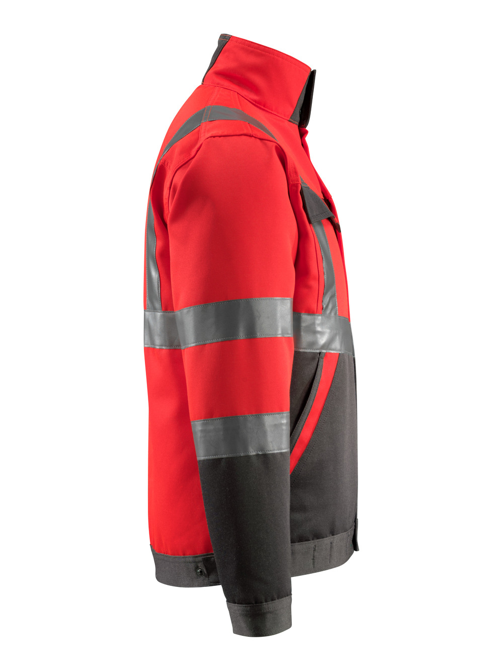 Jacke SAFE LIGHT Hi-vis Rot/Dunkelanthrazit L
