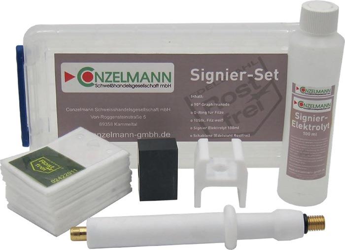 Signierelektrolytset Signier-Fix 100 ml Flasche CONZELMANN