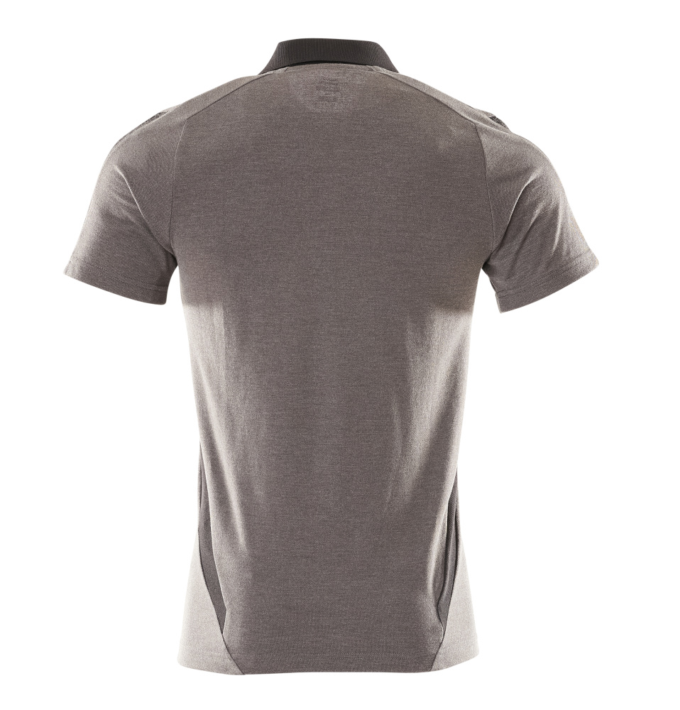 Polo-Shirt ACCELERATE Dunkelanthrazit/Schwarz M  ONE