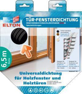Renov.-dicht.6308AC L.6,5m TPE blk schwarz ELLEN