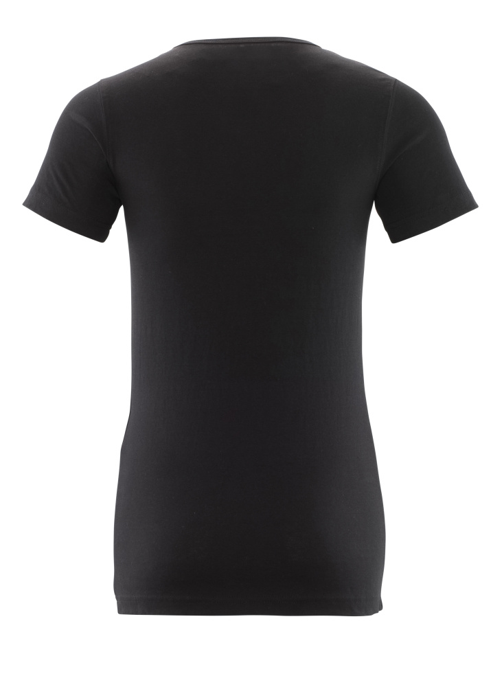 Damen-Passform T-Shirt CROSSOVER Vollschwarz L  ONE