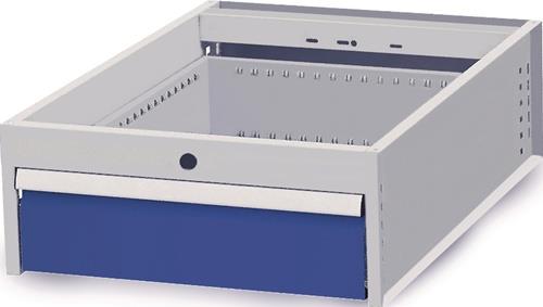Hängeschublade B541xT736xH208mm signalblau Vollauszug f.Werkbank BEDRUNKA+HIRTH