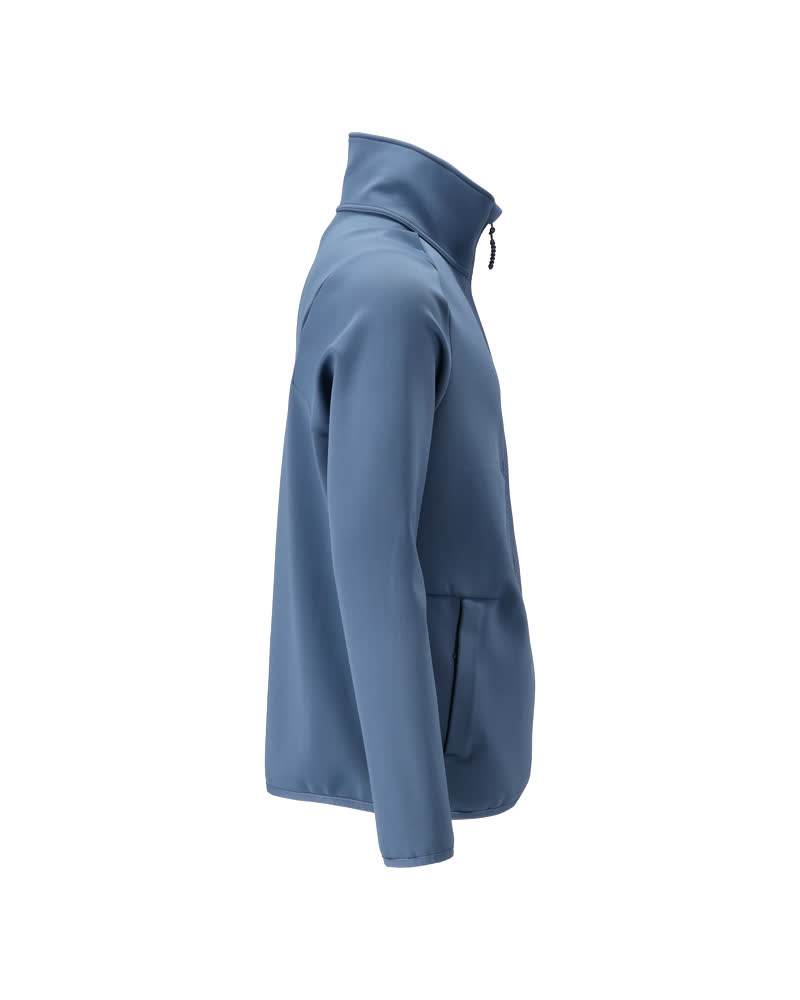 Fleecejacke CUSTOMIZED Steinblau S