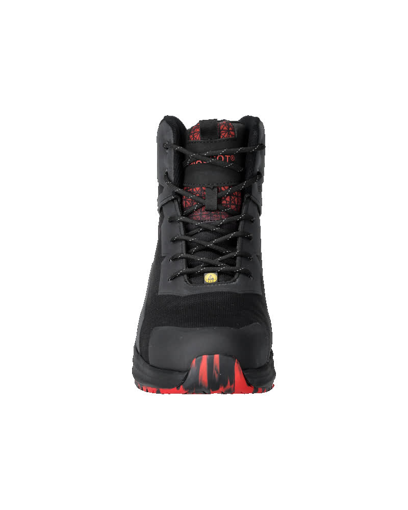 Sicherheitsstiefel FOOTWEAR ACCELERATE Schwarz/Verkehrsrot 0839