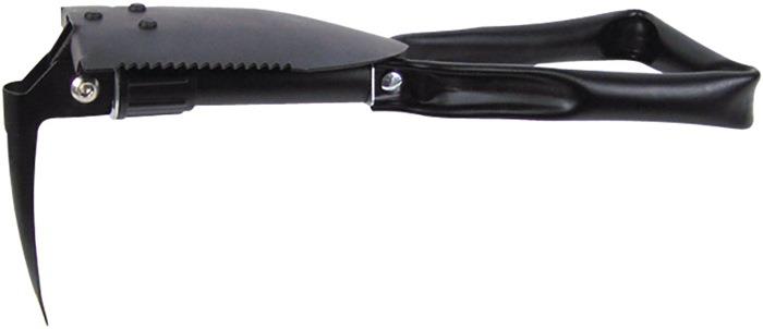 Klappspaten Blattmaß 250 x 150 mm Metall mit Hacke 980 g