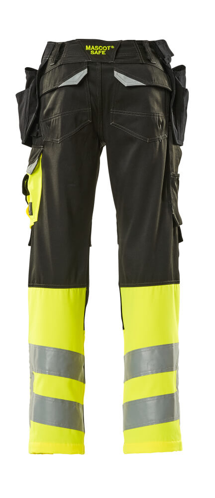 Hose mit Hängetaschen SAFE SUPREME Schwarz/Hi-vis Gelb 76C46