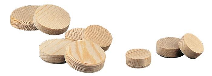 Konusplättchen Fichtenholz 15 mm