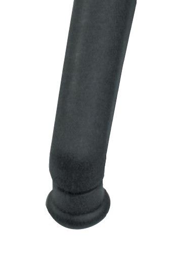 Drehhocker mit Bodengleitern PU-Schaum blau Sitzhöhenverstellung 490-680 mm LOTZ