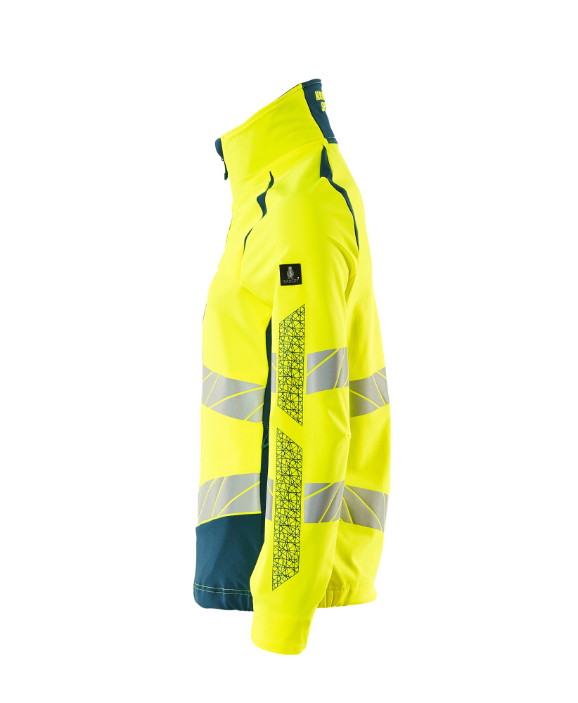Damen-Passform Jacke ACCELERATE SAFE Hi-vis Gelb/Dunkelpetroleum L