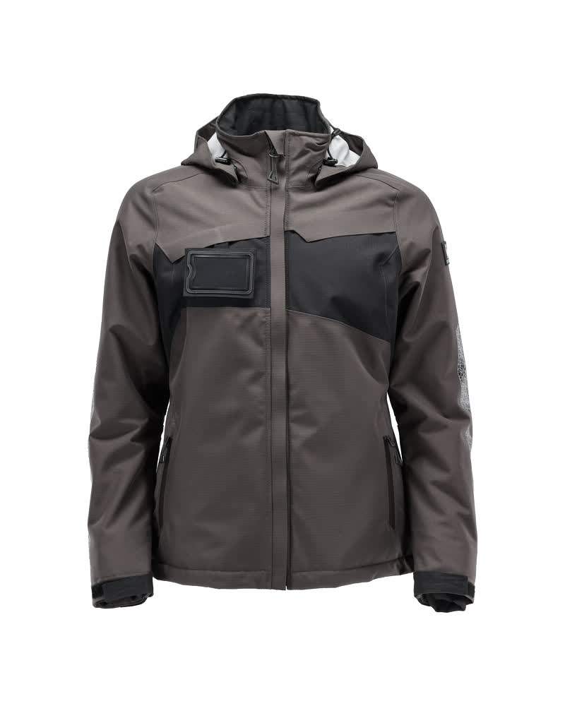 Damen-Passform Winterjacke ACCELERATE Dunkelanthrazit/Schwarz 2XL