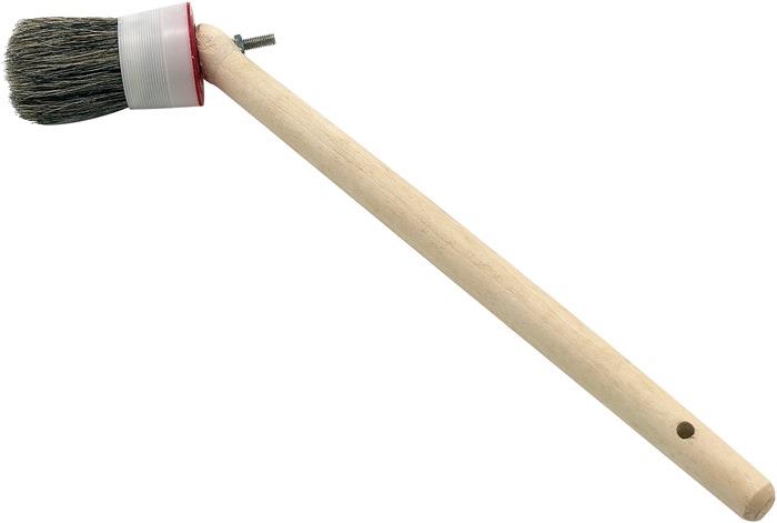 Winkelpinsel Größe 14 mm Ø 50 mm graue Mischborste Kunststofffassung NÖLLE