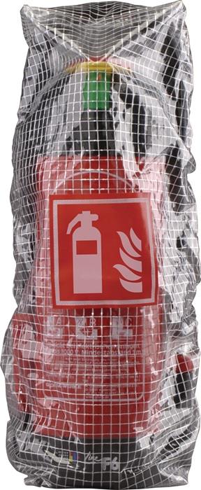 Gitternetzfolie 620 mm 240 mm 6 kg Feuerlöscher 210 mm