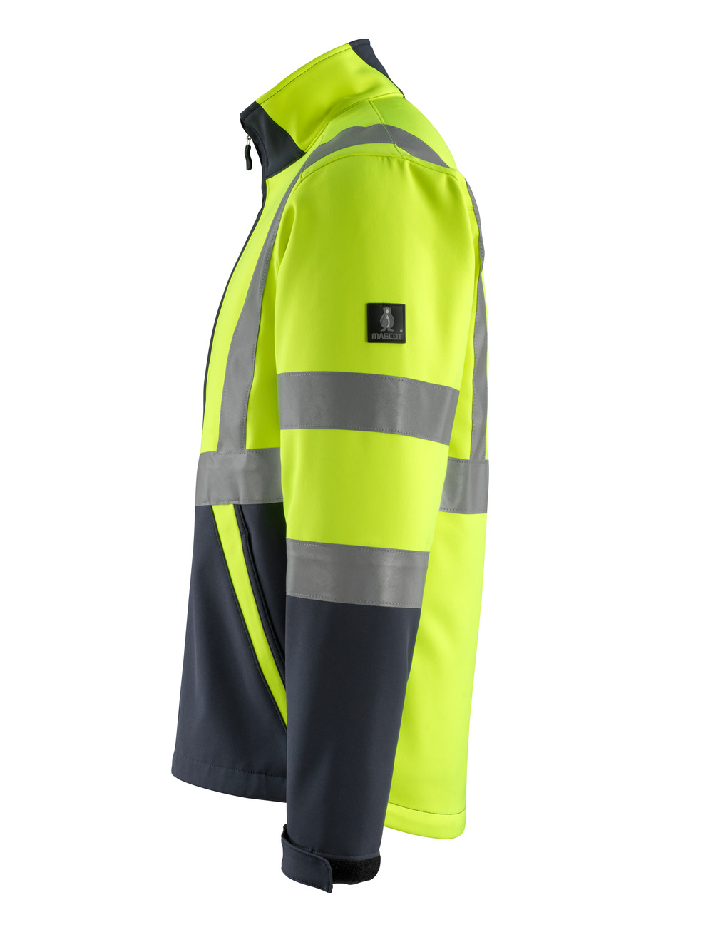 Softshelljacke SAFE LIGHT Hi-vis Gelb/Schwarzblau L