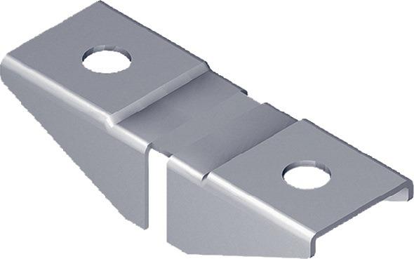 Aufsteckhalter 11612 Ausführung beidseitig Stahl vernickelt 12 Stück/SB Karte ALFER ELEMENT SYSTEM