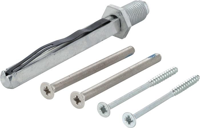 Befestigungsset Sertos® K/G 8 x 80 mm 50-55 mm M5 x 65 + 4,0 x 60