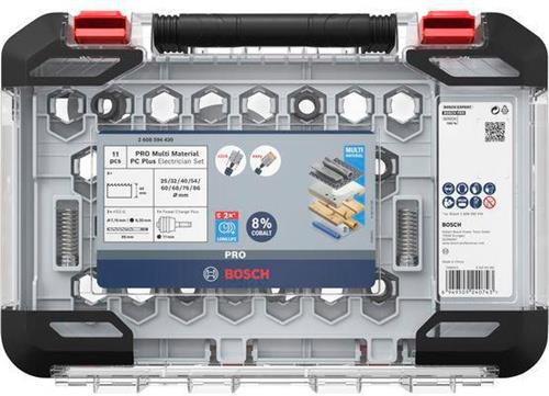 Lochsägen-Set PRO Multi Material PC Plus 11-tlg.25,32,40,54,60,68,76,86mm T.44mm