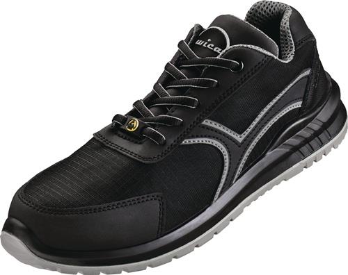 Sicherheitsschuh SASSNITZ NUOVO Gr.40 W.10,5 schwarz/grau S1P FO SR ESD EN20345