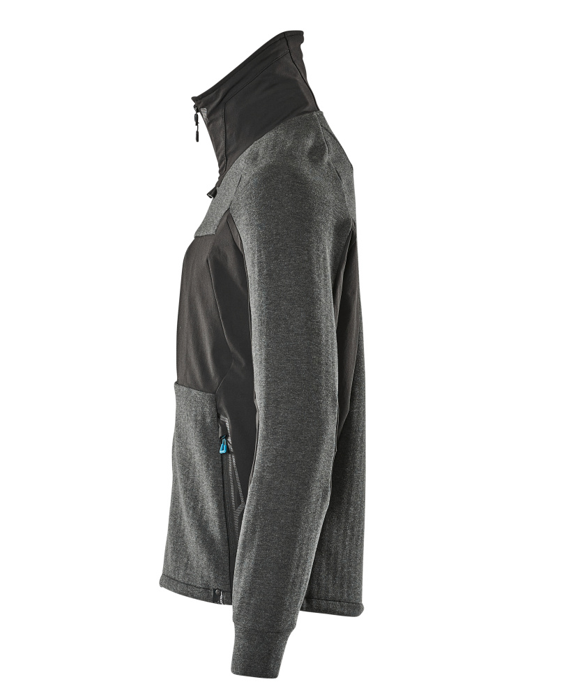 Sweatshirt mit Reißverschluss ADVANCED Schwarz L
