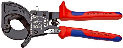 Kabelschneider Gesamt-L.250mm max.32 (240 mm²)mm Mehrkomp.-Hüllen KNIPEX