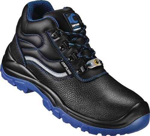 Sicherheitsstiefel ANKLAM Gr.40 W.10,5 schwarz/blau S3 FO SR ESD EN20345