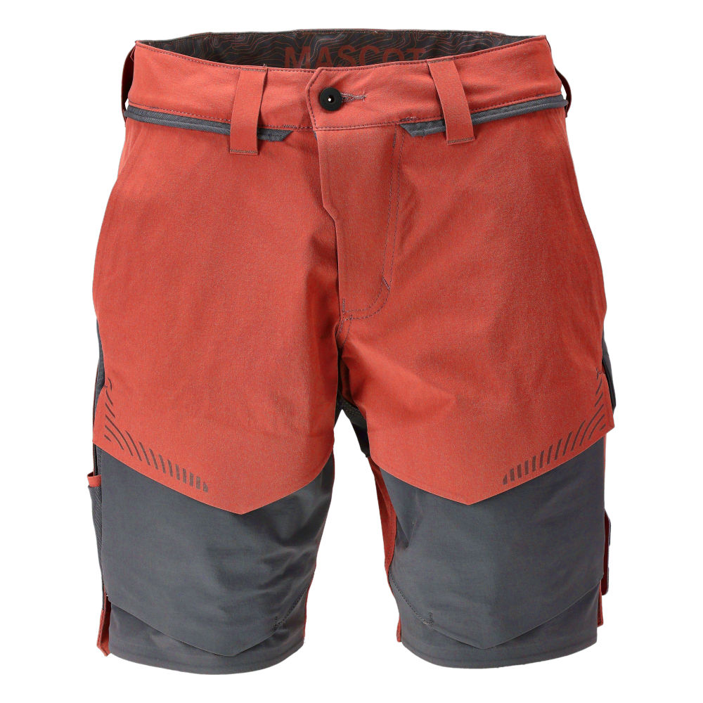 Shorts CUSTOMIZED Herbstrot/Anthrazitgrau 24C54