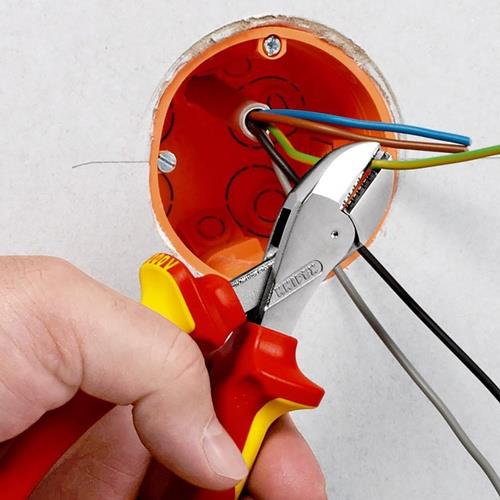 Kompaktseitenschneider X-Cut® L.160mm VDE Mehrkomp.-Hüllen VDE KNIPEX