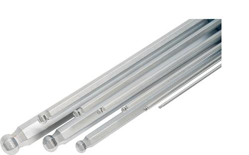Winkelschraubendrehersatz 9-tlg.Ku.-Halter SW 1,5-10mm kurzer Schenkel TECWERK