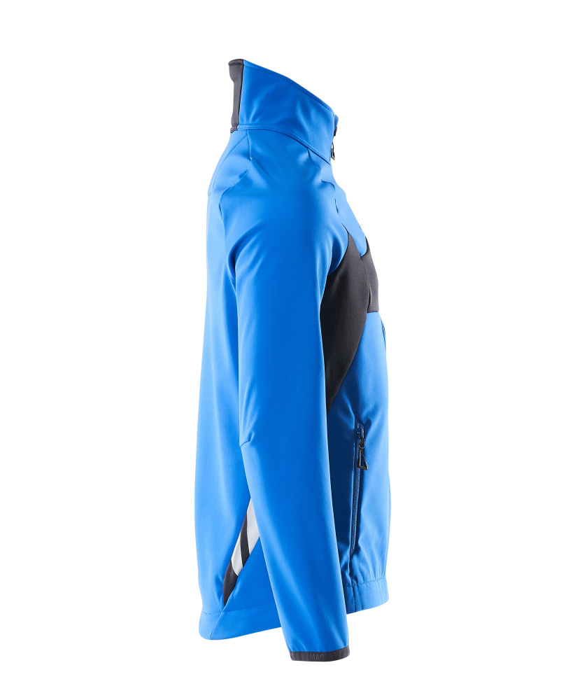 Softshelljacke ACCELERATE Azurblau/Schwarzblau L