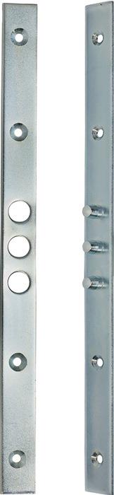 Flachbändersicherung Länge 280 mm Breite 20 mm Stärke 3 mm Stahl verzinkt 006/770/V SCHNEGEL