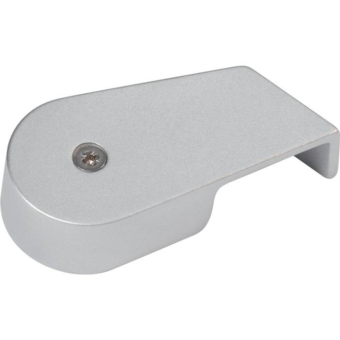 Abdeckkappe 7482 1-teilig für Türhebel DIN rechts EV 1 (Euras C-O) eloxiert aus Alu für überfälzte Türen DORMAKABA