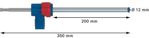 Hammerbohrer-Set EXPERT SDS Clean plus-8X D.12,0 mmL.350mm Arbeits-L.200mm BOSCH
