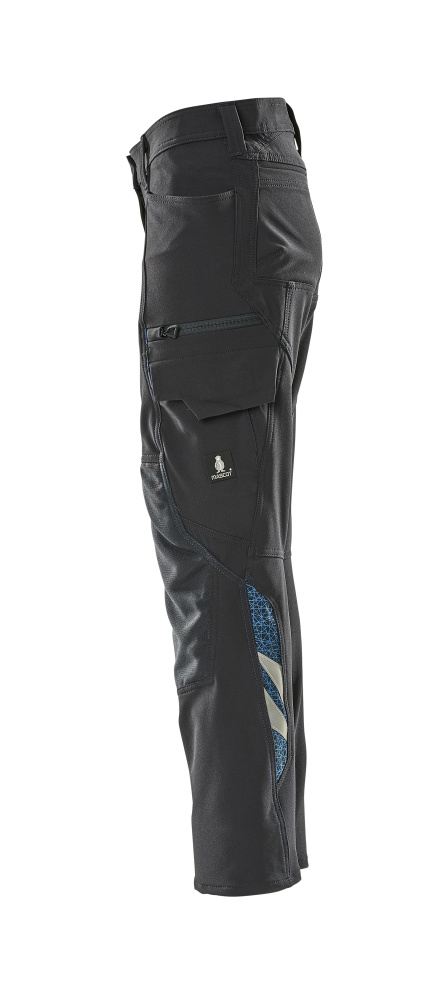 Damen-Passform PEARL Hose mit Knietaschen ACCELERATE Schwarzblau 76C34
