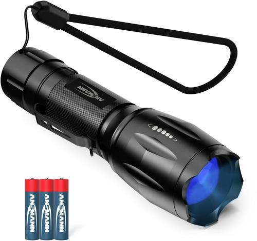 LED-Taschenlampe hoch:90 lm,niedrig:24 lm 3xAAA Micro ca.22-50m schwarz ANSMANN