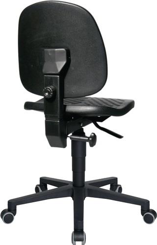 Arbeitsdrehstuhl TEC 40 Rl.Polyurethanschaum schwarz 410-540mm TOPSTAR