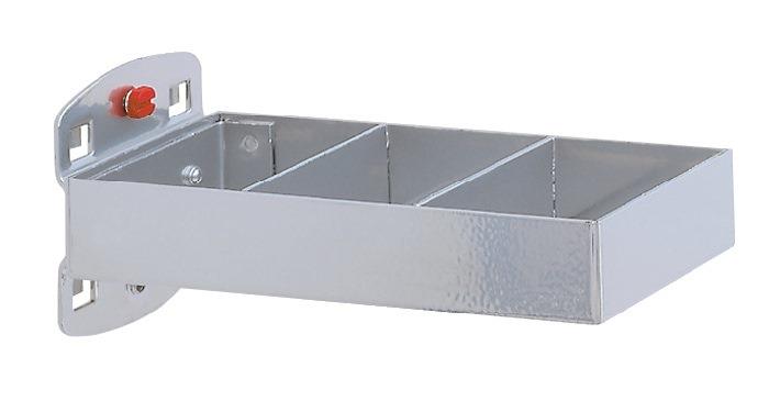 Kombinationshalter L150xB55mm passend für Lochplatten 2-tlg. RASTERPLAN