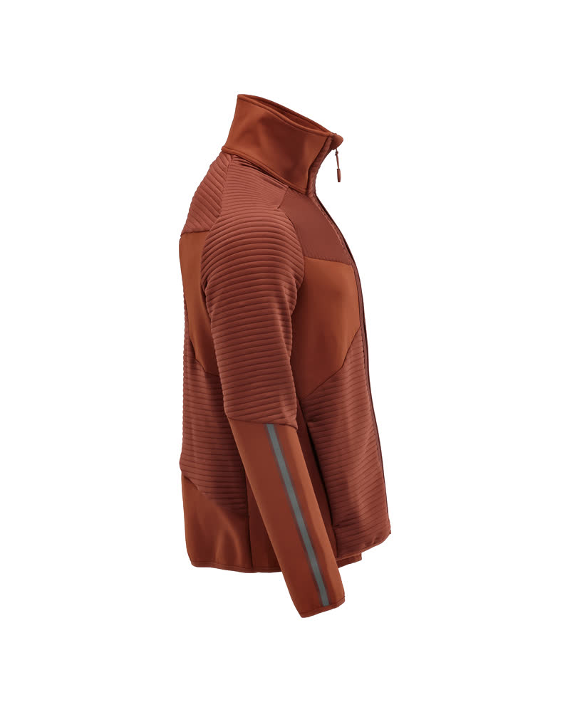Fleecejacke CUSTOMIZED Herbstrot XS