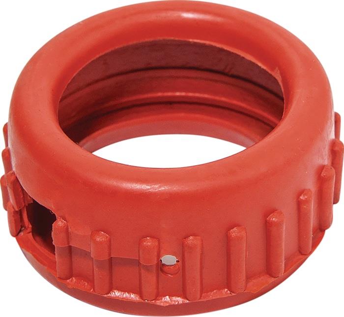 Manometerschutzkappe rot Ø 63 mm Gummi