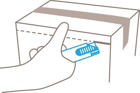 Sicherheitsmesser SECUNORM HANDY Nr. 445 Länge 100 mm Breite 7,8 mm Höhe 25,5 mm Schnitttiefe 8,5 mm MARTOR