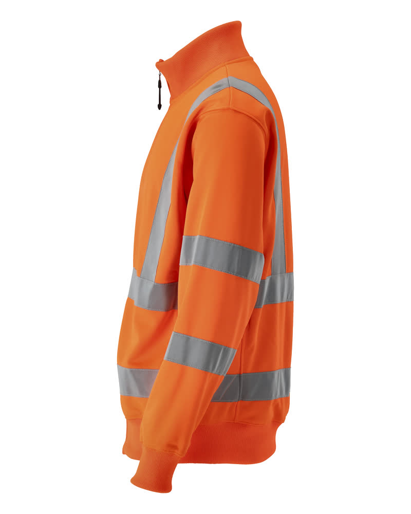 Sweatshirt mit Reißverschluss SAFE CLASSIC Hi-vis Orange 3XL