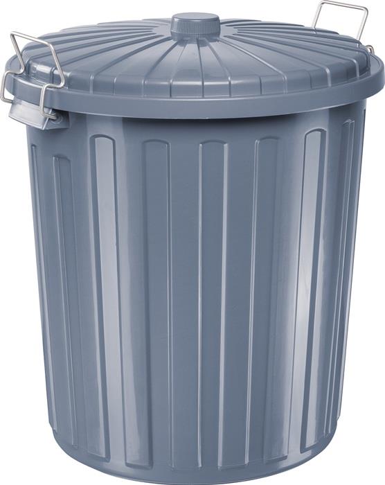 Abfalltonne H570xB490xTmm 55 l grau HELIT