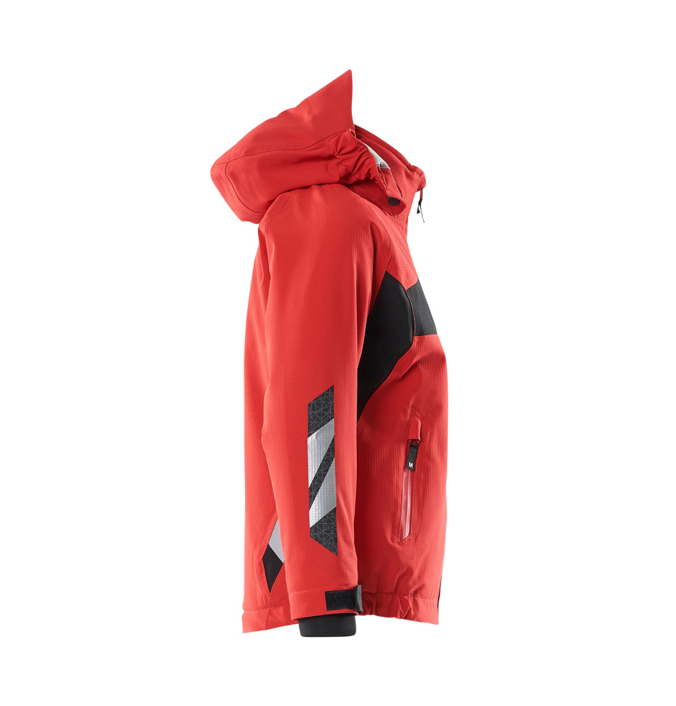 Winterjacke für Kinder ACCELERATE Verkehrsrot/Schwarz 104