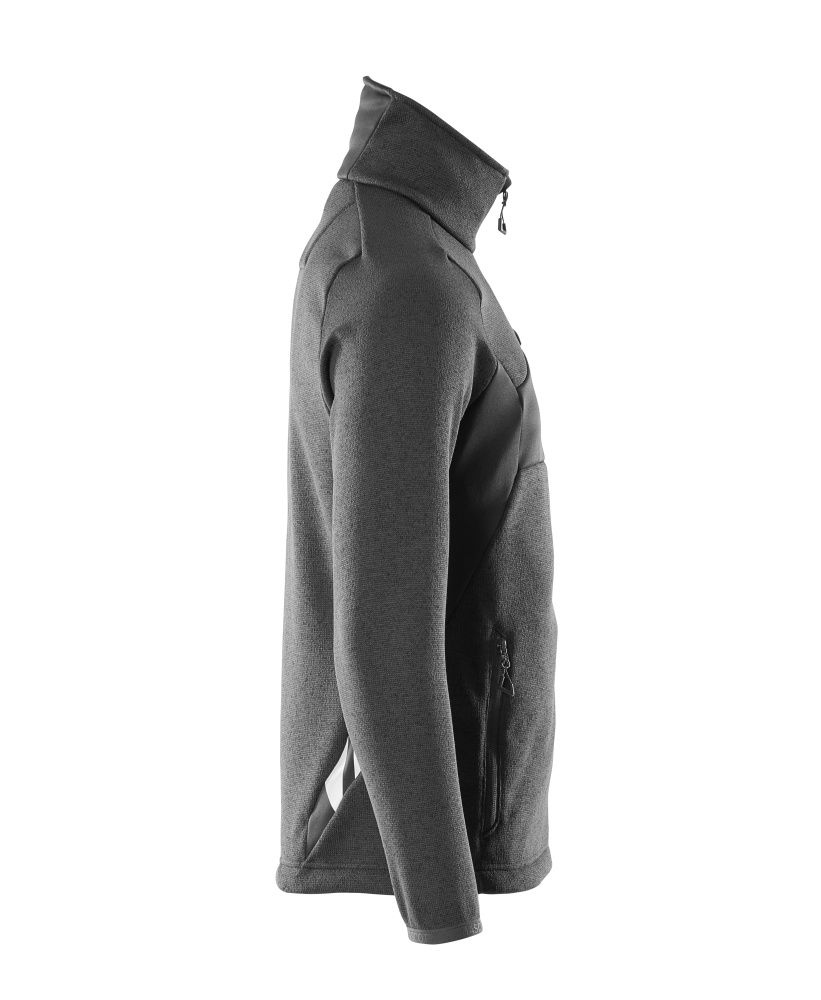 Strickpullover mit Reißverschluss ACCELERATE Schwarz XL