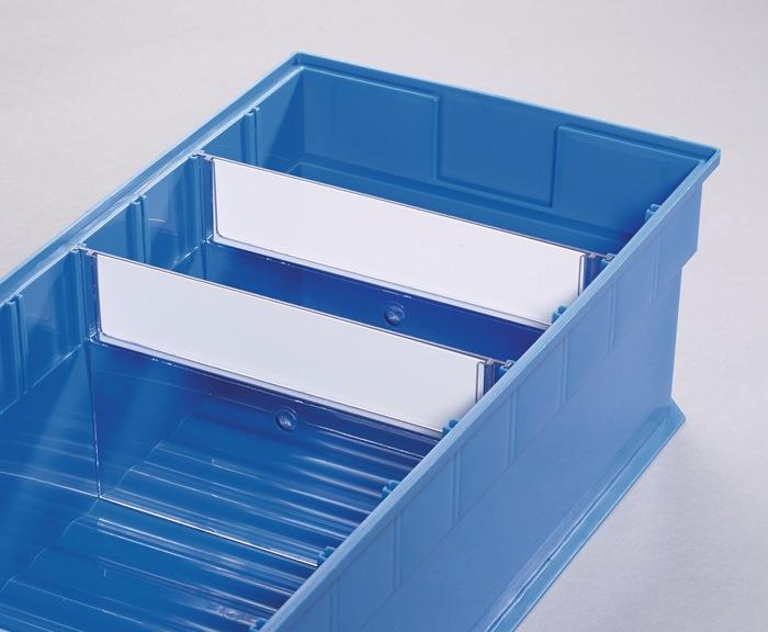 Trennwand Styrolux transparent 10St./Btl. PROMAT Regalkasten B. 235 mm max. 6