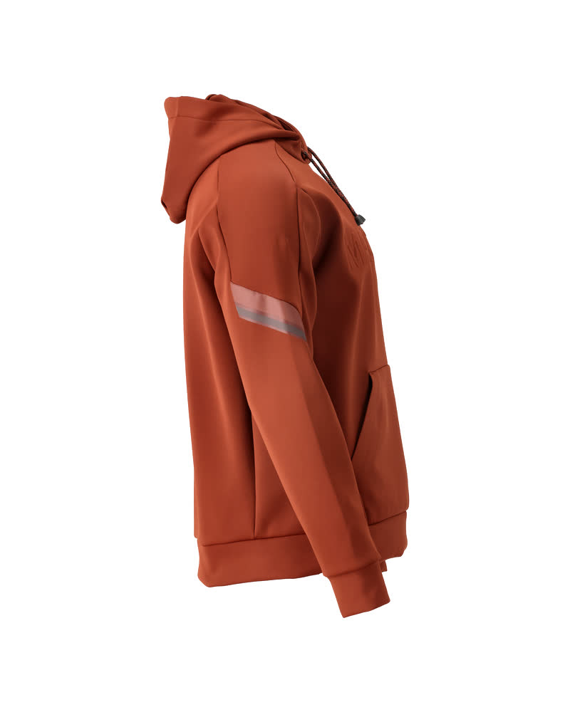 Fleece Kapuzenpullover CUSTOMIZED Herbstrot XL