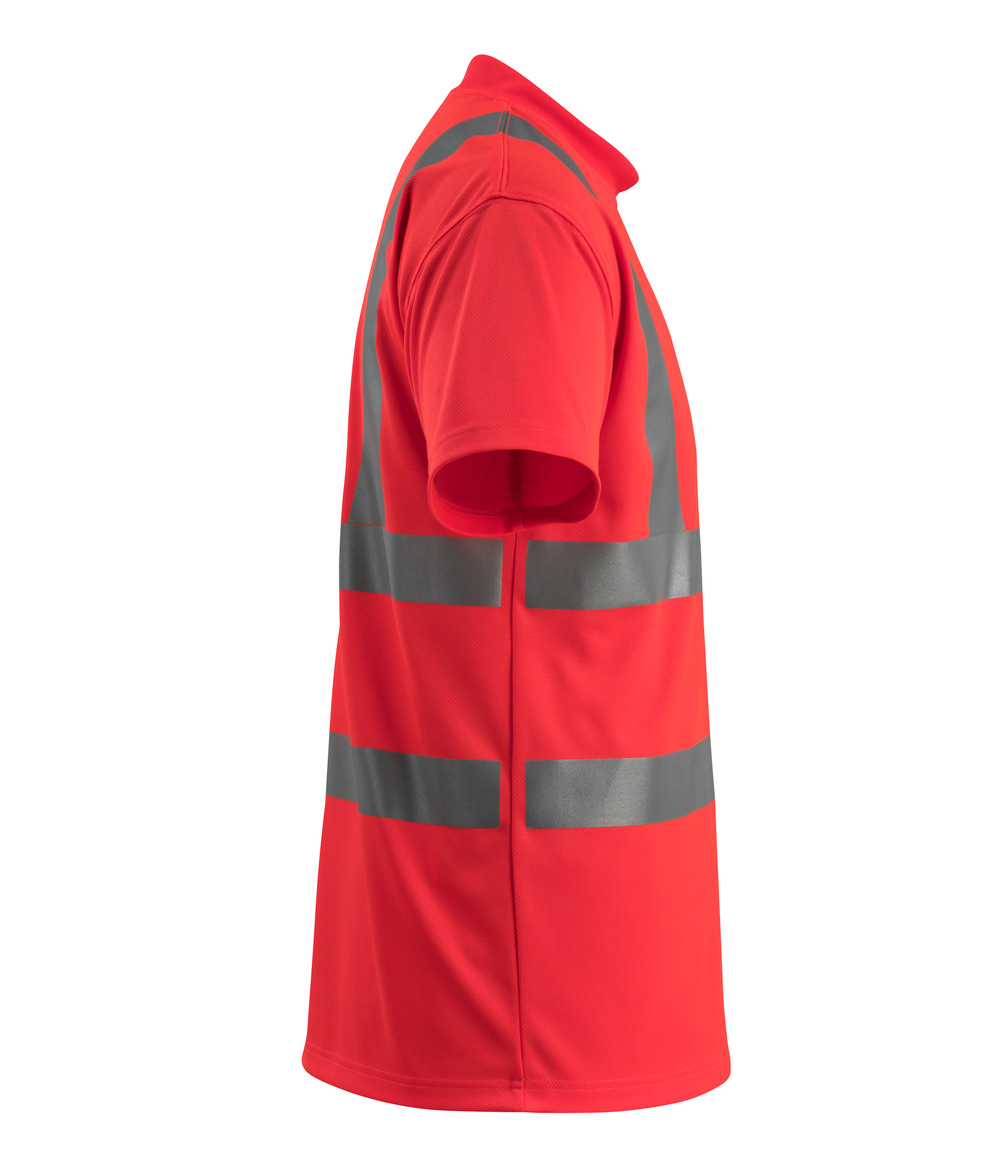 T-Shirt SAFE LIGHT Hi-vis Rot 4XL