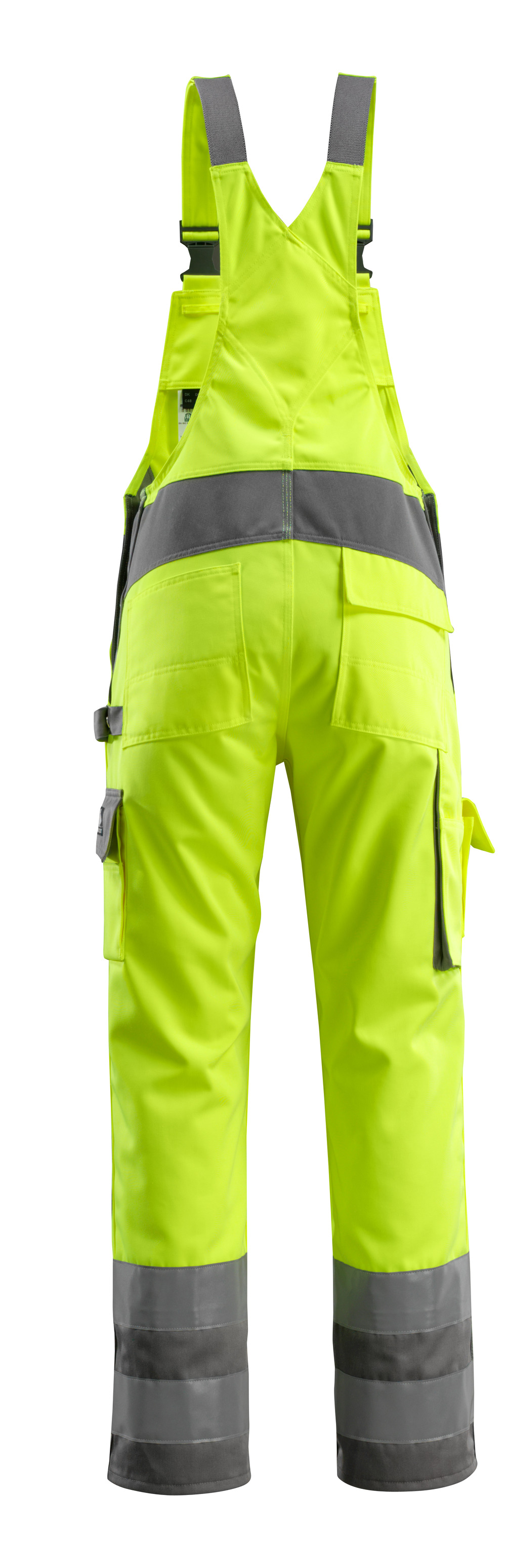 Latzhose mit Knietaschen SAFE COMPETE Hi-vis Gelb/Anthrazit 82C46